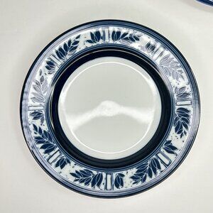 Dansk Ceylon Blue & White Salad Bread Plate 8" Japan Porcelain Dinnerware